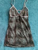 Hunkemoller cheetah leopard print nachtjurk negligee maat M, Hunkemöller, Ophalen of Verzenden, Bruin, Nachtkleding