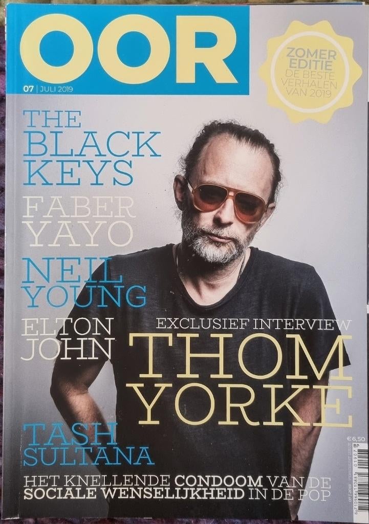 OOR 7-2019 Thom Yorke Black Keys NeHil Young Elton John Bast, Ophalen of Verzenden, Zo goed als nieuw, Muziek, Film of Tv