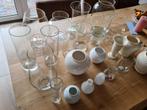 Bloempotten  en glazen vazen, Overige kleuren, Ophalen of Verzenden, Minder dan 50 cm, Glas