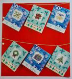 10 Kerst borduurpatronen incl. 4 kaarten met envelop, Ophalen, Nieuw, Handborduren, Patroon
