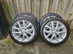 Set 5x108 Lichtmetalen velgen + Zomerbanden ~5mm profiel, Ophalen, Gebruikt, Banden en Velgen, 17 inch