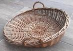 Grote rieten mand (diameter 51cm), Huis en Inrichting, Woonaccessoires | Schalen en Manden, Ophalen, Rond, Riet, Mand