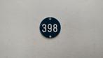 Plastic nummer plaatjes Blauw/wit, Ophalen of Verzenden, Nieuw
