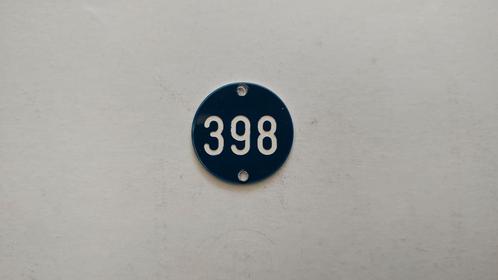 Plastic nummer plaatjes Blauw/wit, Doe-het-zelf en Verbouw, Overige Doe-het-zelf en Verbouw, Nieuw, Ophalen of Verzenden