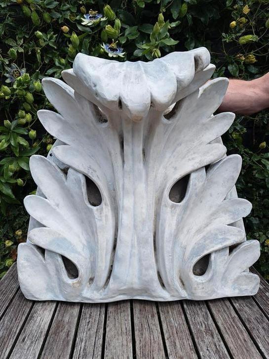 Antiek gips ornament bladeren  Atelier de Moulage Brussel, Antiek en Kunst, Curiosa en Brocante, Ophalen