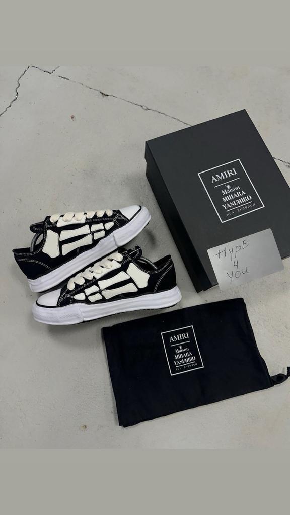 MMY Amiri Bones Mihara 36 37 38 39 40 42 41 43 44 45 zwart, Kleding | Heren, Schoenen, Nieuw, Zwart, Verzenden