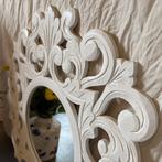Barok Spiegel - white wash  lijst -  75 cm - TTM Wonen, TTM Wonen, Meubels – (Perzische) Tapijten en Woonaccessoires, Taag 63, 2491 CS, Den Haag (Forepark)