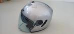 Nolan helm classic n-com maat XXS metallic zilver, Motoren, Kleding | Motorhelmen, XS, Systeemhelm, Nolan, Ophalen of Verzenden