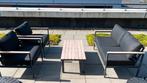 Metro lounge set blackey 4-delig, Tuin en Terras, Tuinsets en Loungesets, Ophalen, 4 zitplaatsen, Aluminium, Loungeset