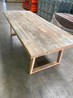 Grote houten tuintafel - 240x100 cm, Huis en Inrichting, Ophalen, Gebruikt, 200 cm of meer, 50 tot 100 cm