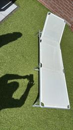 TEAB Nieuw aluminium ligbed inklapbaar en verstelbaar, Ophalen, Nieuw, Aluminium, Verstelbaar