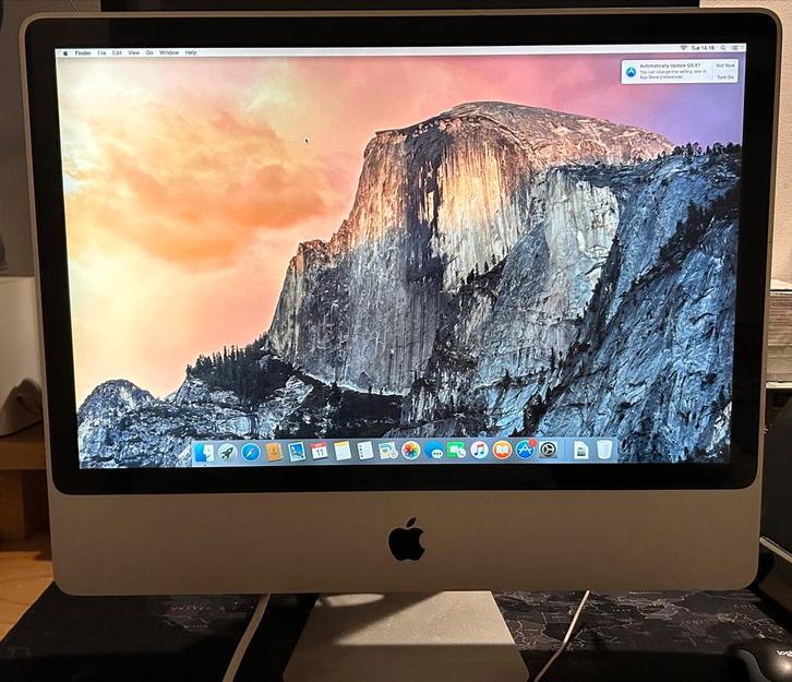 iMac 24" 2009 - 4GB RAM - 60gb SSD, Computers en Software, Desktop Pc's, Gebruikt, 2 tot 3 Ghz, SSD, 4 GB, Met monitor, Gaming