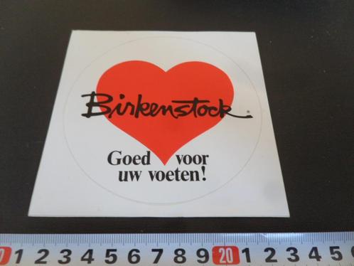 sticker BIRKENSTOCK Goed voor uw voeten !, Verzamelen, Stickers, Zo goed als nieuw, Bedrijf of Vereniging, Ophalen