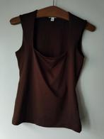 Do.bruine top,Mt.S zgan, Maat 38/40 (M), Bruin, Ophalen of Verzenden, Zo goed als nieuw