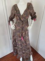 PURPLE QUEEN MAXI JURK BOHO/IBIZASTIJL MT T1 (36), Ophalen of Verzenden, Onder de knie, Zo goed als nieuw, Maat 36 (S)