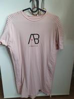Lichtroze t-shirt | AB Lifestyle shirt roze | Maat Medium, Kleding | Heren, AB Lifestyle, Maat 48/50 (M), Ophalen of Verzenden