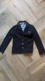 Fouganza wedstrijd jasje maat 128/ 8 jaar (donkerblauw), Gebruikt, Kinderen, Dressuur, Ophalen of Verzenden