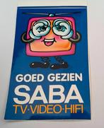Sticker Saba Goed gezien. Tv-Video-Hifi, Ophalen of Verzenden, Nieuw, Merk