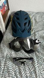 Troy lee mountaibike helm met brillen zgan, Fietsen en Brommers, Fietsaccessoires | Fietshelmen, Ophalen of Verzenden, Zo goed als nieuw