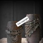 Oude nepalese potten met woonketting, Huis en Inrichting, Woonaccessoires | Overige, Ophalen of Verzenden, Gebruikt