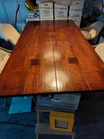 Stevige mooie houten tafel 2x1 m, Huis en Inrichting, Tafels | Eettafels, Ophalen, Gebruikt, 200 cm of meer, 50 tot 100 cm