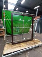 Kunststof Vast kozijn  b154 x h180 cm Bruin -1780-, Niet ingevuld, Kunststof, Raamkozijn, Niet ingevuld