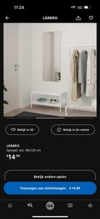 Ikea spiegel, Ophalen, 50 tot 100 cm, Zo goed als nieuw, Minder dan 100 cm