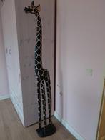 Groot Houten Giraffe Beeld - 1.70m, Ophalen, Zo goed als nieuw, Dier