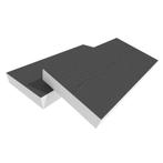 Utherm bitumen dakplaat 100mm  r waarde 3.8, Nieuw, 15 m² of meer, 8 tot 12 cm, Hardschuim (Pir)