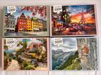 4 puzzels, Ophalen of Verzenden, 500 t/m 1500 stukjes, Zo goed als nieuw, Legpuzzel