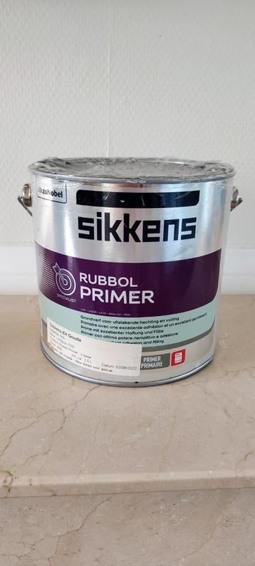2.5 liter Sikkens Rubbol primer ral 7035 beschikbaar voor biedingen