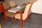 Tafel, Ophalen, Vier personen, Rechthoekig, Kersenhout