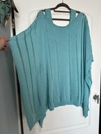 Ibiza People set , lang off shoulder tuniek met topje, Kleding | Dames, Blouses en Tunieken, Blauw, Maat 42/44 (L), Nieuw, Ophalen of Verzenden
