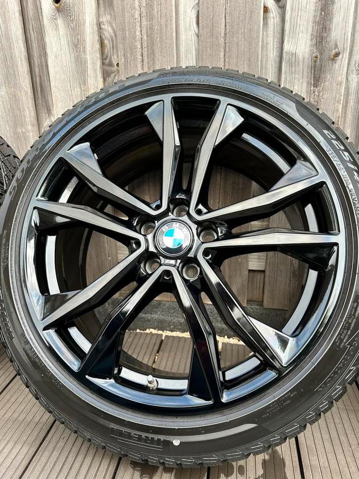 Origineel 19 inch BMW 715 M Black velgen winterbanden, Auto-onderdelen, Banden en Velgen, Banden en Velgen, Winterbanden, 19 inch