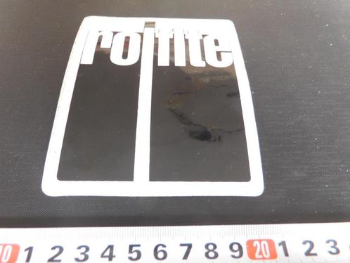 sticker logo rolfite, Verzamelen, Stickers, Zo goed als nieuw, Bedrijf of Vereniging, Ophalen