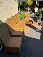 Loom eetkamer stoelen. Als nieuw!, Huis en Inrichting, Stoelen, Ophalen, Bruin, Zo goed als nieuw, Vijf, Zes of meer stoelen
