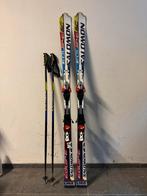 Salomon Equipe 5S Ski's 164cm + Stokken, Ophalen, 160 tot 180 cm, Gebruikt, Salomon