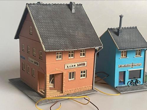 2 mooie pandjes h0, Hobby en Vrije tijd, Modeltreinen | H0, Zo goed als nieuw, Brug, Tunnel of Gebouw, Gelijkstroom of Wisselstroom
