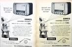 5 vintage advertenties reclames Erres radios 1954 radio, Verzenden