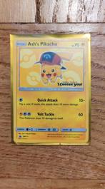 Pokemon kaart: Ash's Pikachu, Hobby en Vrije tijd, Verzamelkaartspellen | Pokémon, Ophalen of Verzenden, Zo goed als nieuw, Losse kaart