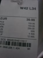 Zwarte broek C&A Maat 42/L34, Kleding | Heren, Broeken en Pantalons, Maat 52/54 (L), Zwart, Zo goed als nieuw, C&A