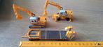 Set van 3 Wegbouw Machines - Gedetailleerd, Overige merken, 1:50 of kleiner, Overige typen, Ophalen of Verzenden