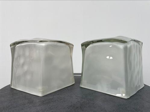 Iviken Ice Cube tafellamp Ikea 2 stuks, Huis en Inrichting, Lampen | Tafellampen, Gebruikt, Minder dan 50 cm, Ophalen of Verzenden