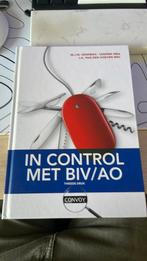 J.A. van den Hoeven - In control met BIV/AO, J.A. van den Hoeven; M.J.W. Hendriks- Lensink, Ophalen of Verzenden, Management, Zo goed als nieuw