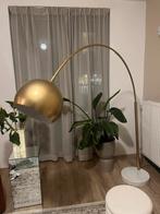 Booglamp goud (vloerlamp), Huis en Inrichting, Lampen | Vloerlampen, Ophalen, Nieuw
