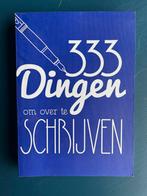 333 dingen om over te schrijven, Boeken, Nieuw, Ophalen of Verzenden