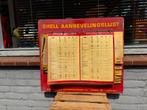 SHELL aanbevelingslijst jaren 60, Ophalen, Reclamebord, Gebruikt, .