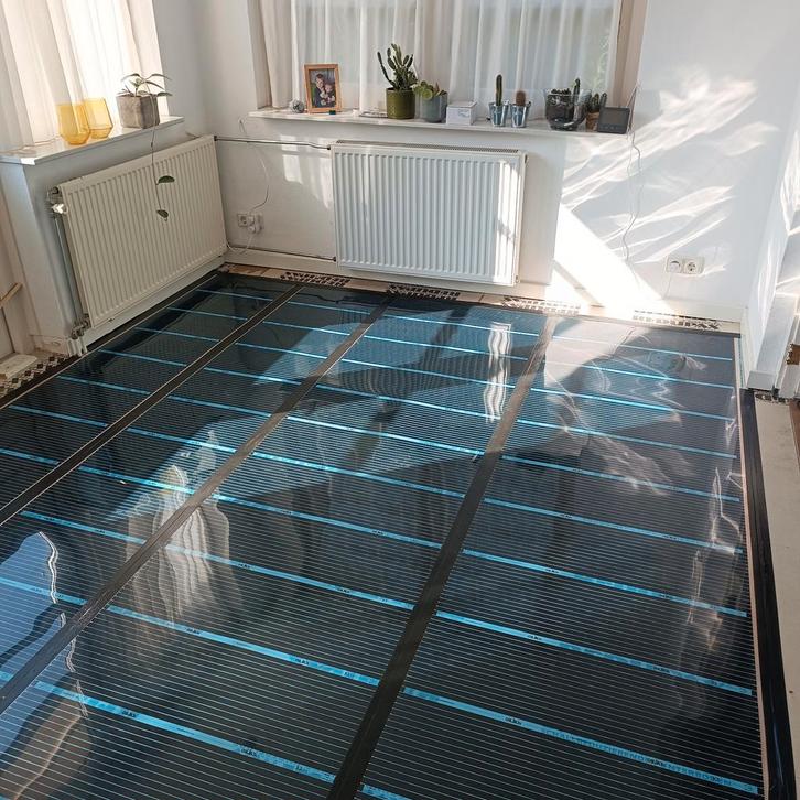Elektrische Vloerverwarming Installatie, Doe-het-zelf en Verbouw, Vloerdelen en Plavuizen, Nieuw, Overige typen, Overige materialen