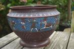 Chinese cloisonné cachepot vroeg 20e eeuw., Ophalen of Verzenden
