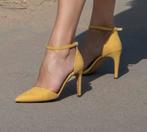 Mosterdkleurige pumps, maat 41, Pumps, Geel, Ophalen of Verzenden, Zo goed als nieuw